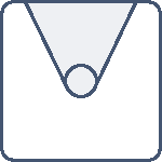 Indirect light distribution.