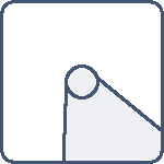 Asymmetrisk lysfordeling.